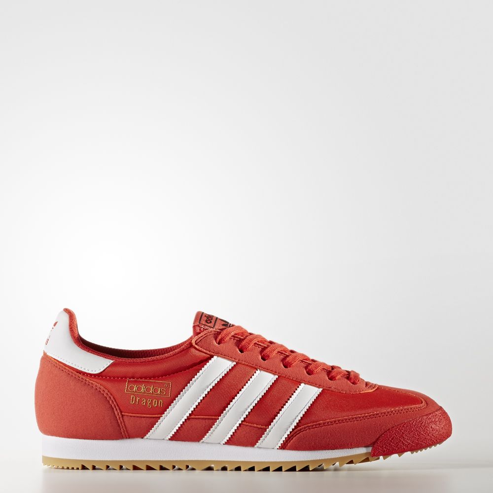 Adidas Dragon Og - Originals γυναικεια - Κοκκινα/Ασπρα,Μέγεθος: EU 36 – 54 2/3 (876GIYZK)